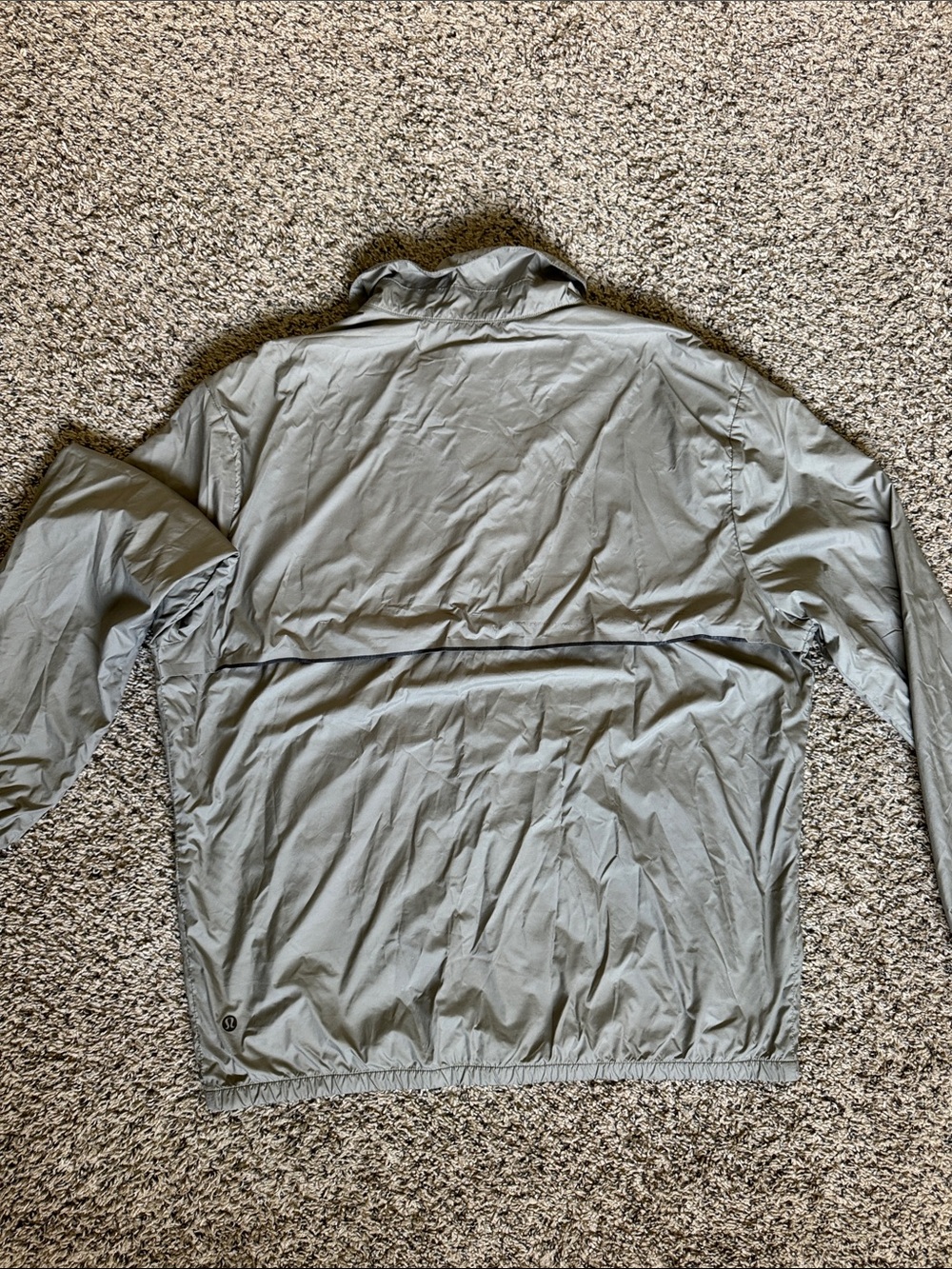 lululemon athletica Coach Windbreaker Soft Earth Taupe Button-Front Jacket - Picture 5 of 10